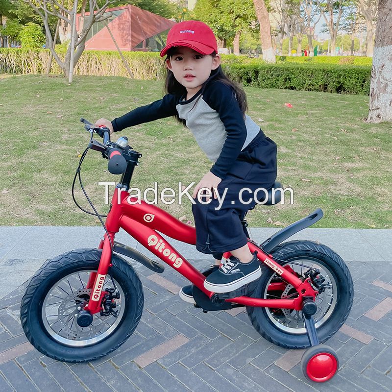 High quality new product carbon steel frame and fork kids bike waterproof saddle single speed child bike