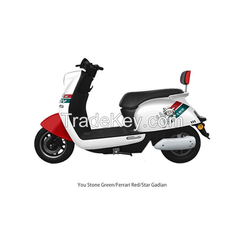 Electric motorcycles Mi18 ultra-long battery life light commuter 72V electric motorcycle  intelligent anti-theft multi-color optional