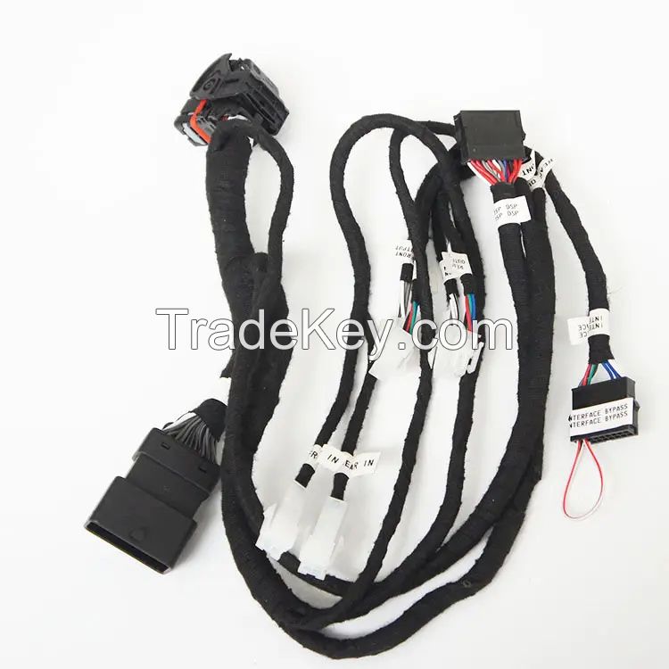 Manufacture Motorcycle Automobile Custom Cable Car Wire Assembly Electric Wiring Harness