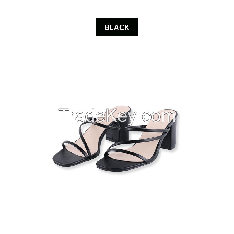 2022 new fashion high heels women's summer fashion wear single shoes fairy medium and thin heels women's shoes (Reference Price)