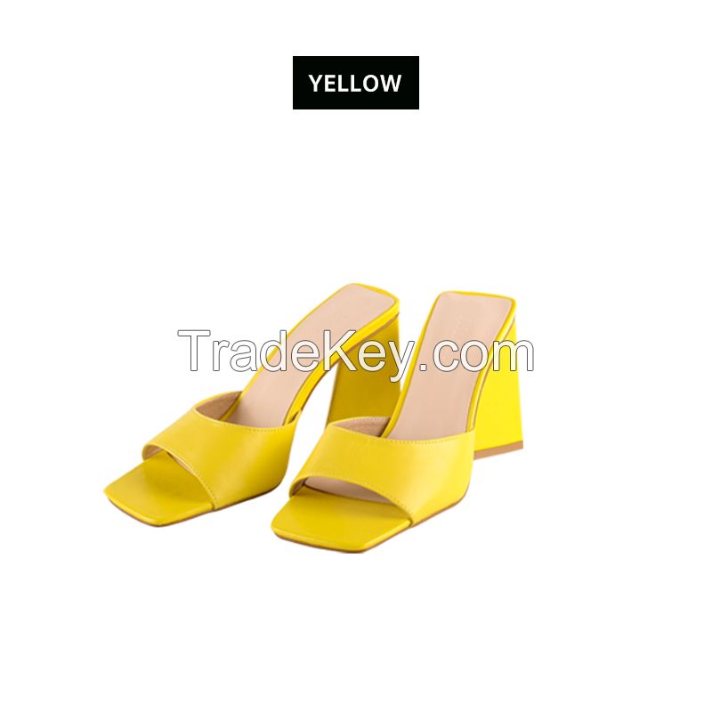 2022 new single shoe women's thick heel high heels  Reference Price)