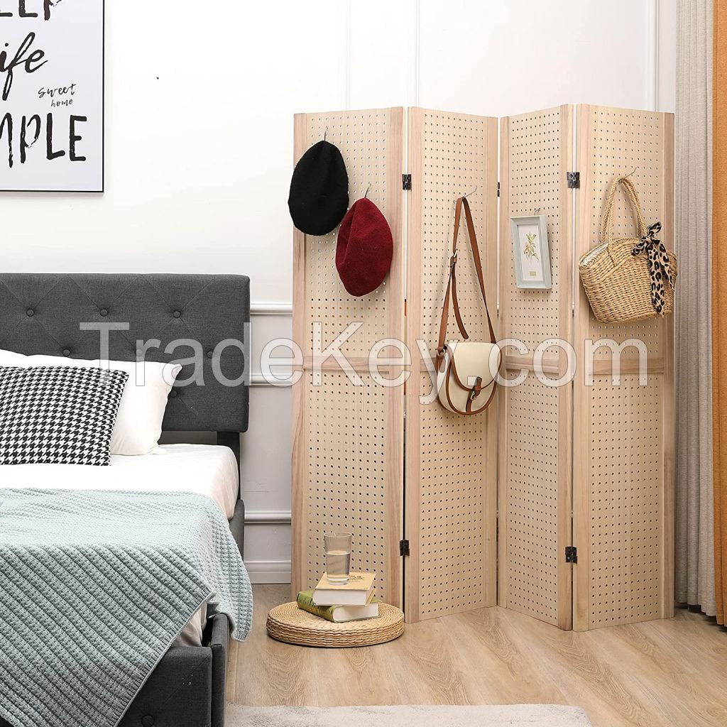 D'Topgrace Pegboard Room Divider