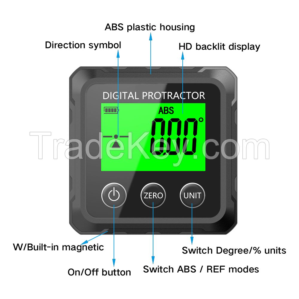 Digital Protractor Digital Inclinometer precision digital level angle protractor 
