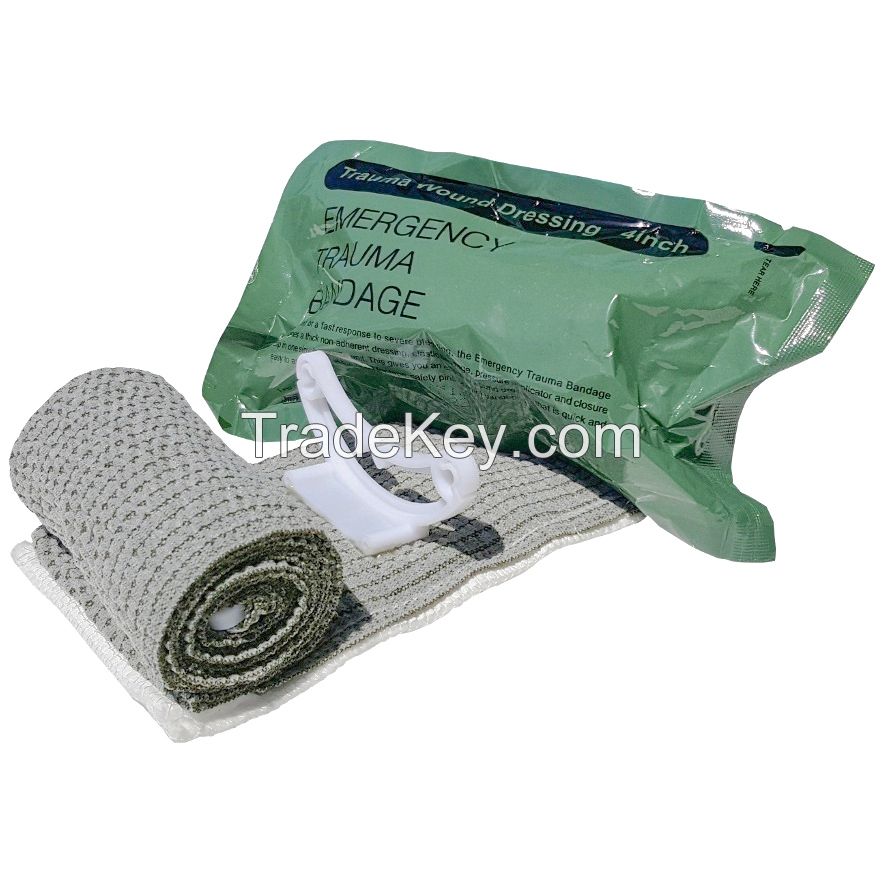 Israeli Style Bandages 4inch or 6inch Emergency Hemostatic Trauma Bandages Compression Bandages