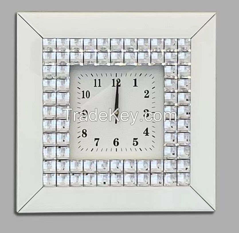 mirror wall clock 2048