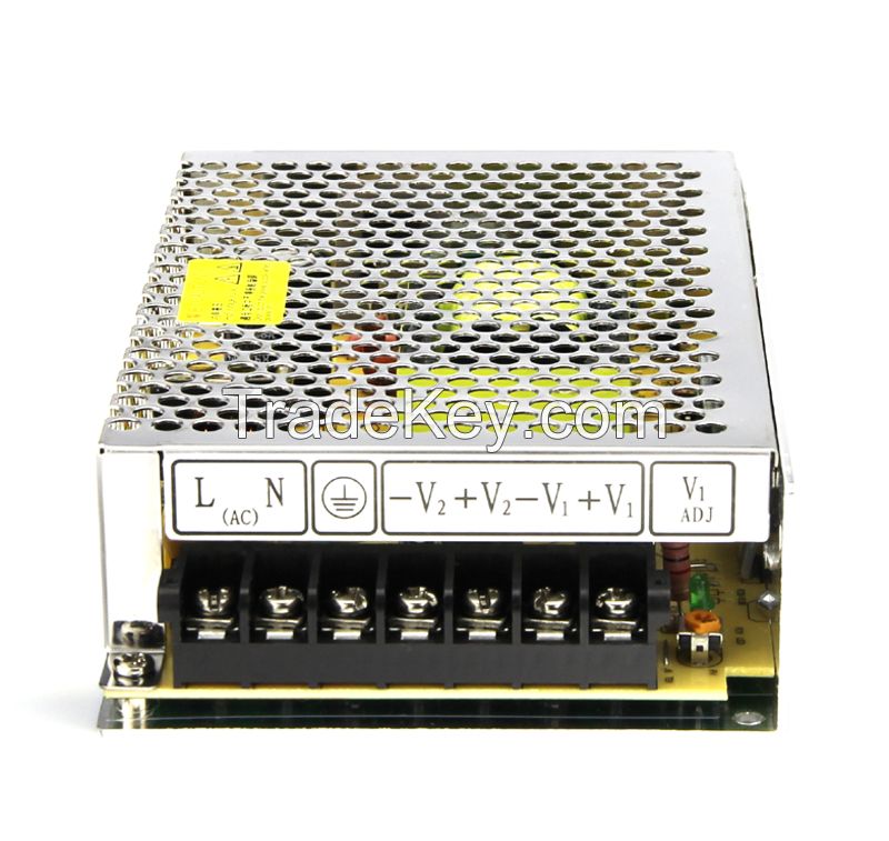 Hengfu HF70W-D-G Switching Power Supply DC24V0.5-2.5A 12V0-2A Dual Output DC Power ChargeSupply