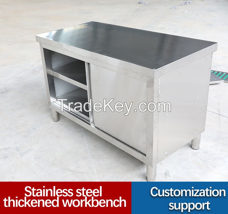 Commercial Kitchen Operating Table Home Cabinet Cutting Table Playing Load Table Stand Thickened