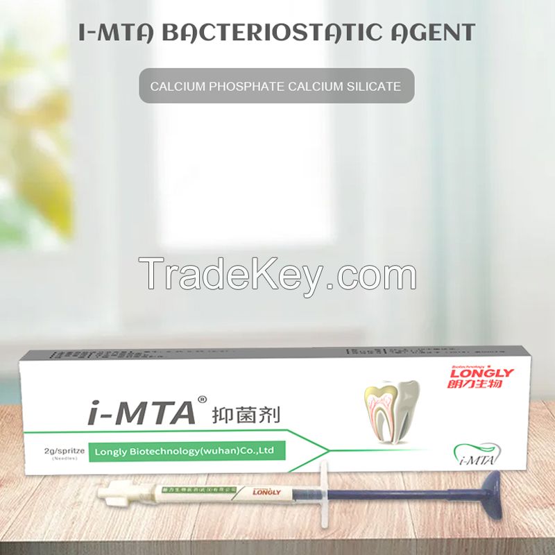 Langli dental materials i-MTA bacteriostatic agent is used for permanent root canal filling, direct and indirect pulp capping repair and pulpotomy 2g(10 delivery heads)