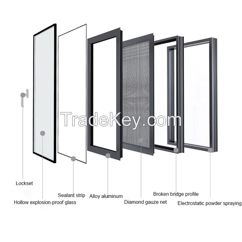 customized doors and windows casement window sliding window casement door (price subject to contact with the seller)