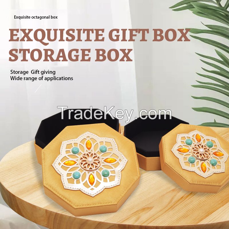 European and American Middle Eastern style festivals, weddings and other festivals and food packaging gift boxes, fashionable and atmospheric, can be used to package moon cakes, chocolates, etc.