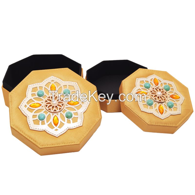 European and American Middle Eastern style festivals, weddings and other festivals and food packaging gift boxes, fashionable and atmospheric, can be used to package moon cakes, chocolates, etc.