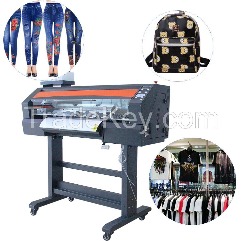 DTF printer 60cm plastisol heat transfer printer for garment T shirt dtf printing machine with dual 4720 print head