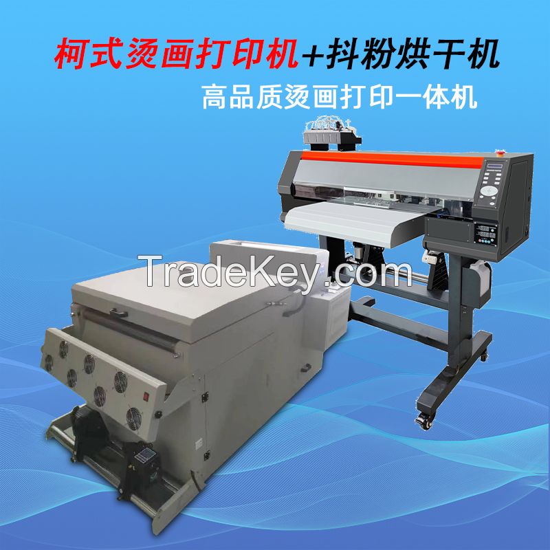 DTF printer A1 plastisol heat transfer printer for garment T shirt dtf printing machine with dual I3200 print head