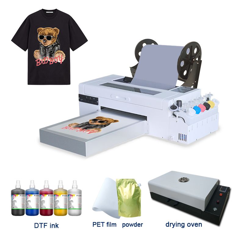 ColorGood Hot product dtf Printer  DTF mquina de estampar tshirt and powder