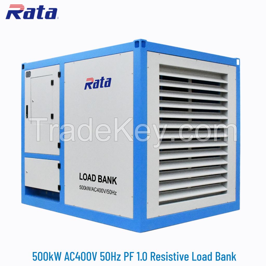 500kW Air Cooled AC 3 Phase Resistive Load Bank for Generator UPS Power Plant Load Testing