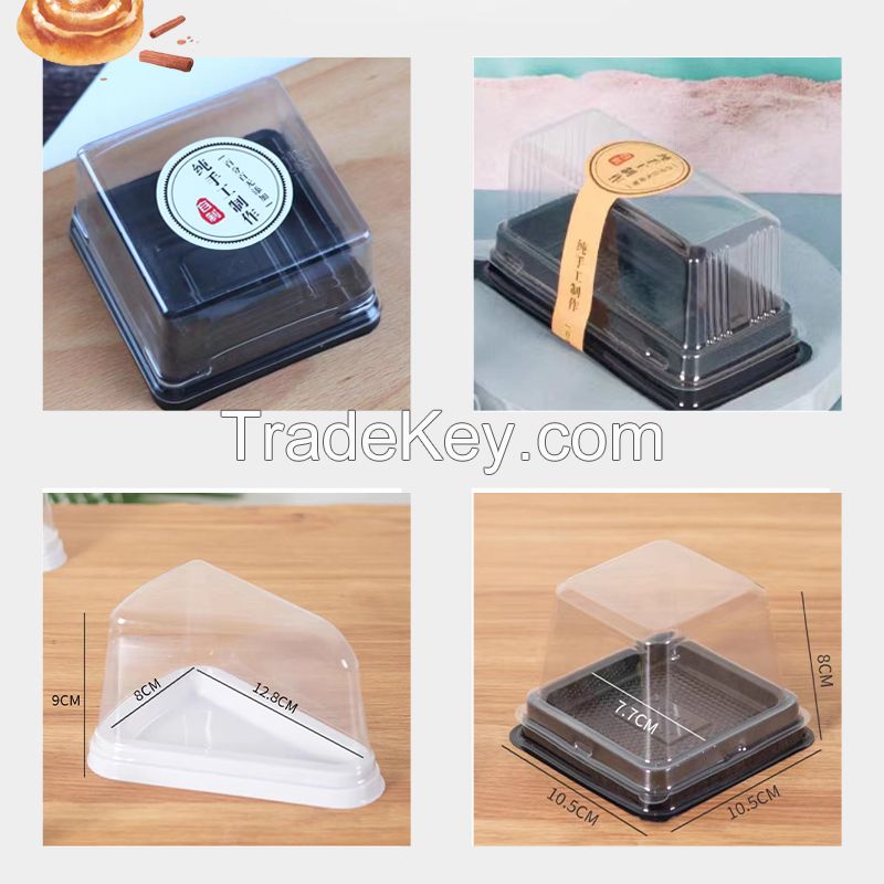 Disposable transparent cake packaging box, mousse cake box, Xue Mei Niang West Point diced packaging box (price style is subject to contact seller)