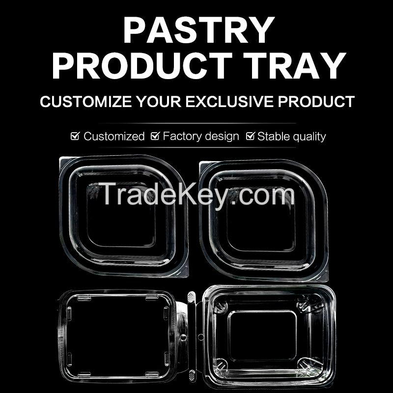 Customized cake tray, half fold tray, one-piece half fold tray, packaging tray, 100000 pieces, starting from sales, contact customer service