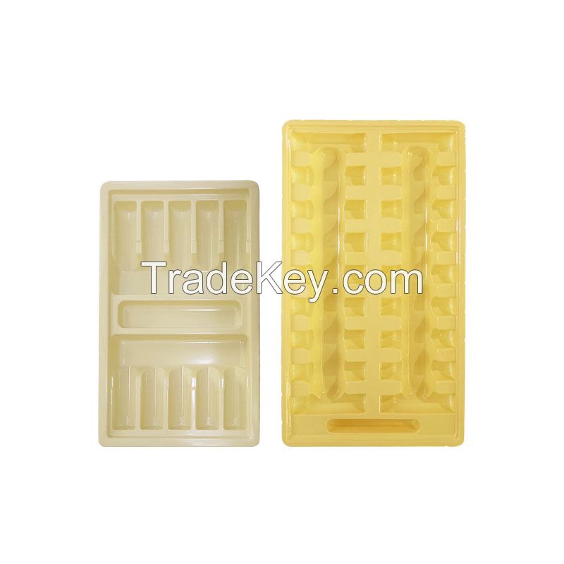 Disposable dressing change box dressing change tray medical square plastic tray sterile square medicine tray at least 20000 customized