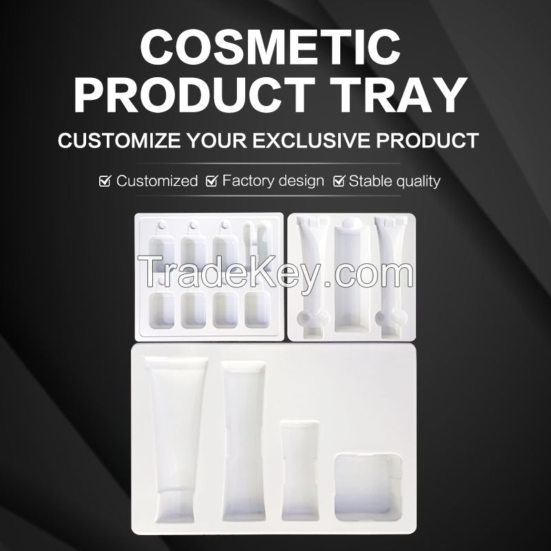 The cosmetics tray can be customized with three bottles and seven bottles in a gift box. The minimum number is 20000. Contact the customer service