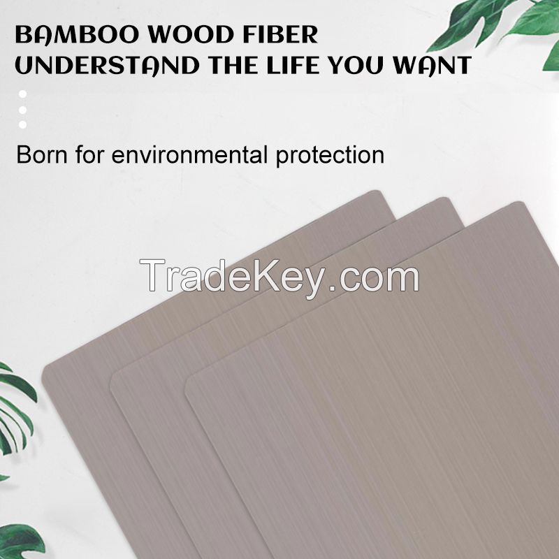 Can be customized bamboo wood panel interior decoration siding fiber panel electroplating gray 9102 (customized consulting seller)