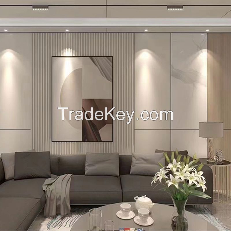 Customizable bamboo wood panel interior decoration siding fiber panel 8203 (customized consulting seller)