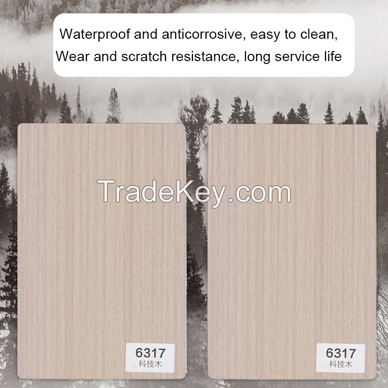 Customizable bamboo wood panel interior decoration siding fiber panel technology wood 6317 (customized consulting seller)