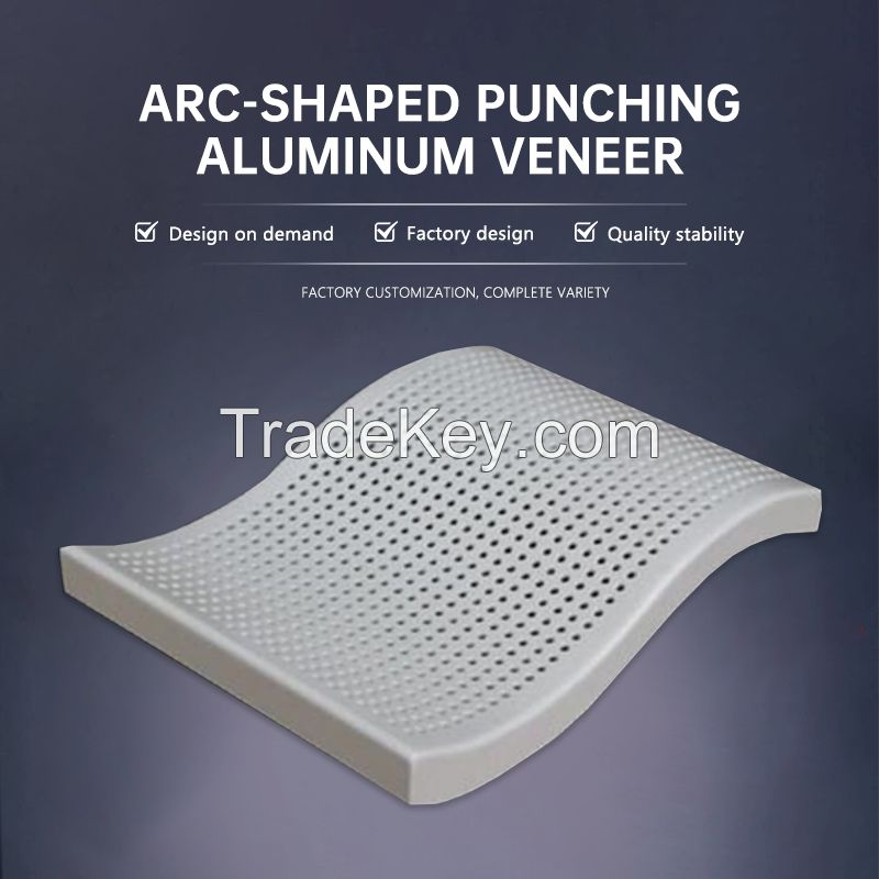 Please contact the customer before ordering customized arc punched aluminum veneer. Do not order directly