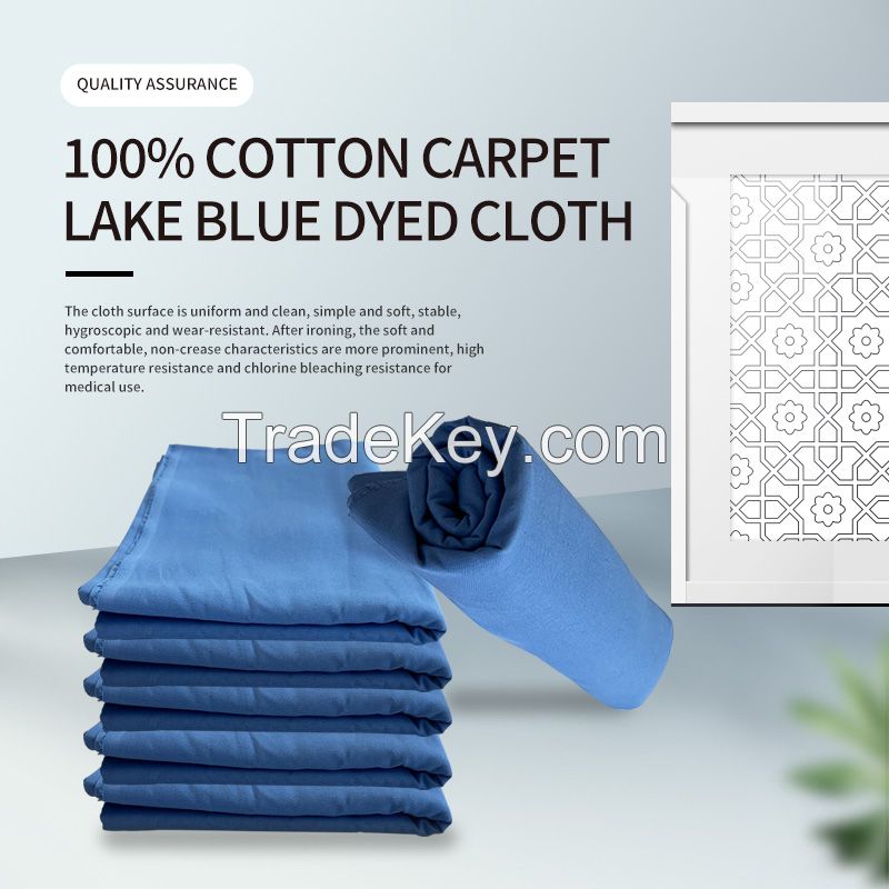  Cotton yarn Khaki blue dyed cloth