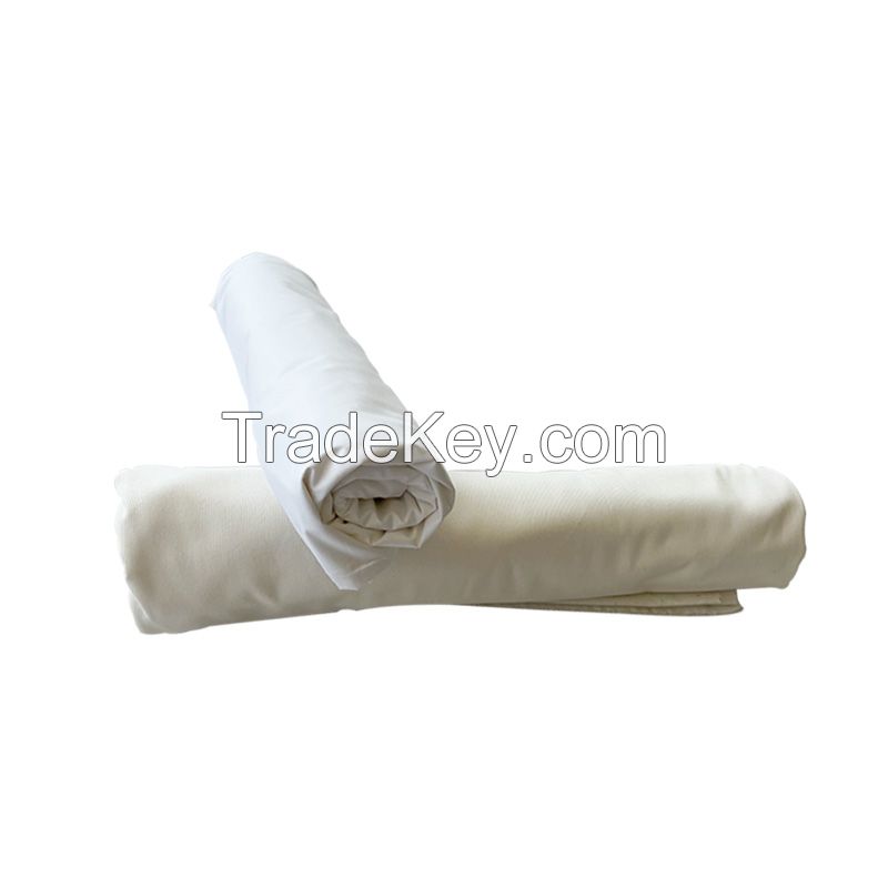 Cotton bleached feather proof cloth