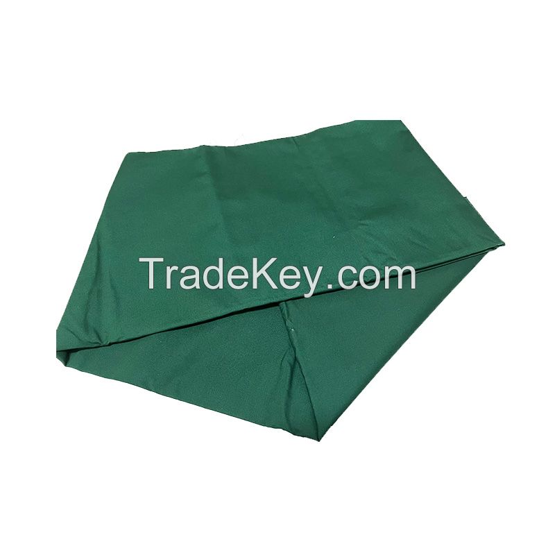 Cotton gauze card oil green dyed cloth