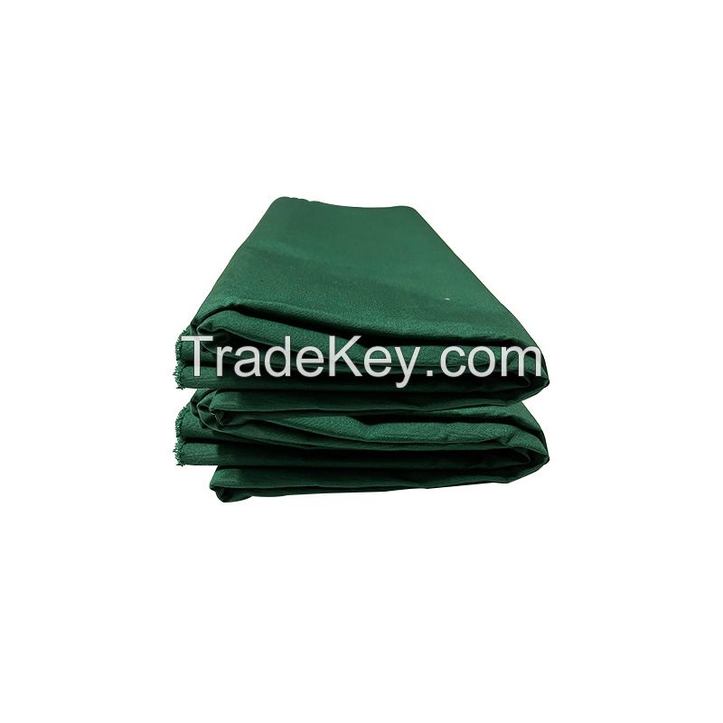 Cotton gauze card oil green dyed cloth