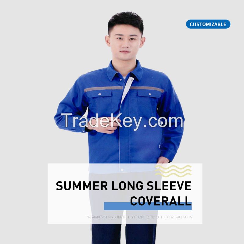 Summer long sleeved overalls(product support customization)
