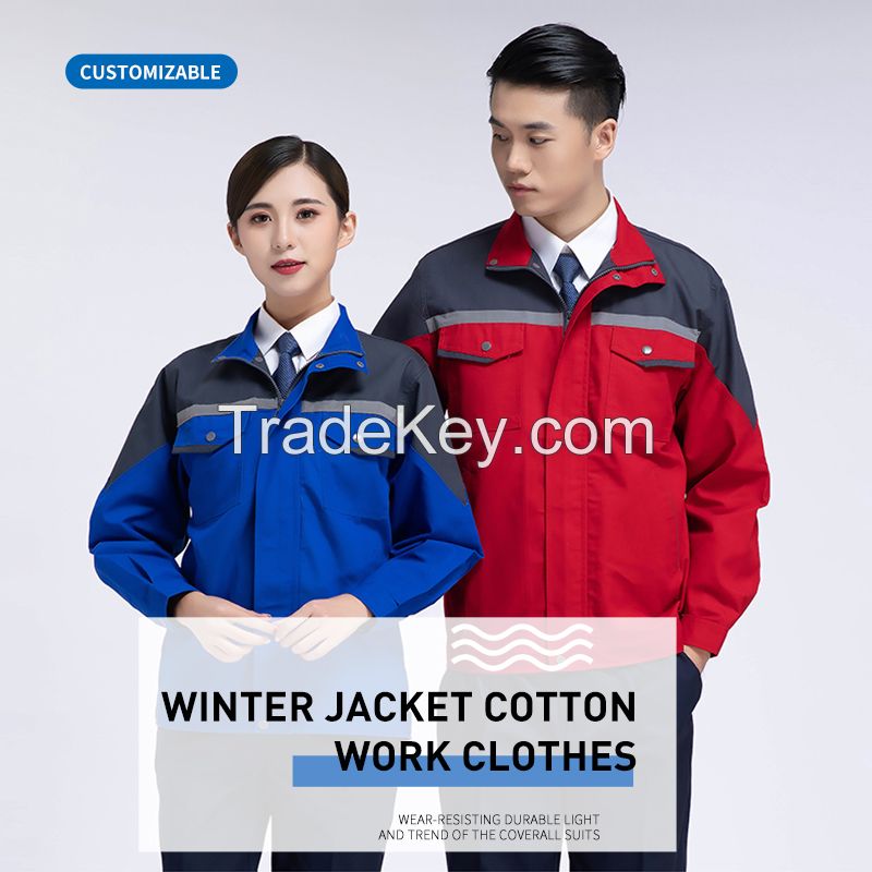 Winter jacket cotton work clothes(product support customization)