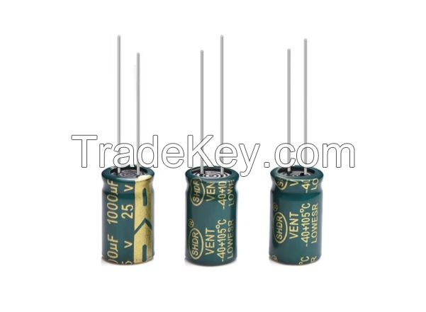 Electrolytic capacitor 1000UF25V long life LOWESR 105Â° switching power supply inverter commonly used super capacitor