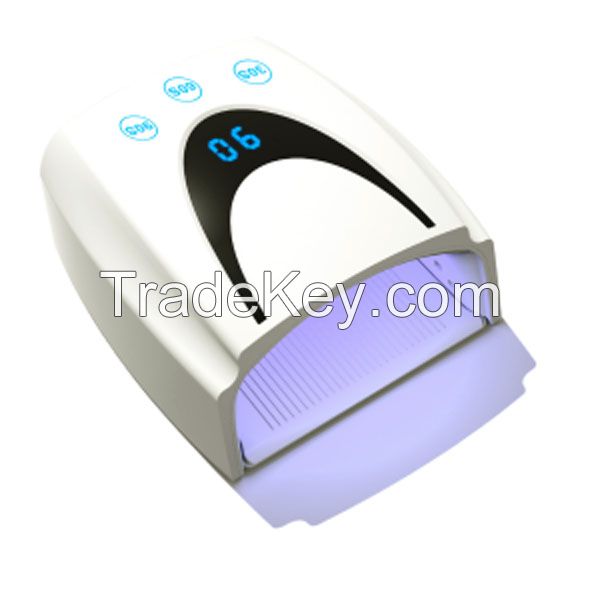 66W Cordless Rechargeable UV LED Nail lamp  X10