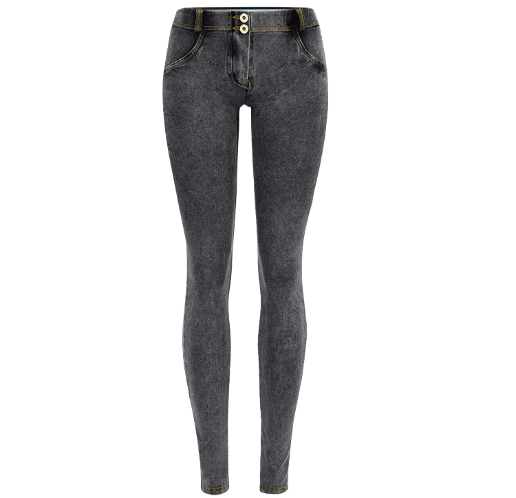 ladies fashion jeans lift hips jeans denim pants big spandex grey color denim pants