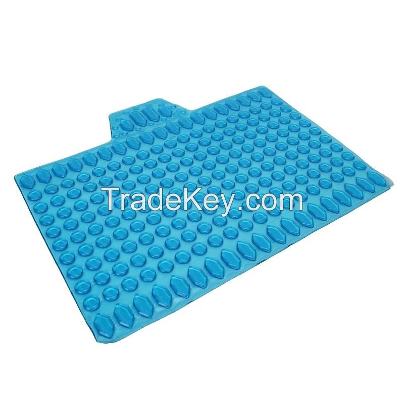 Soft Blue Cooling Silicon Gel Mattress Sheet Waterproof Cool Pillow Mat Pad