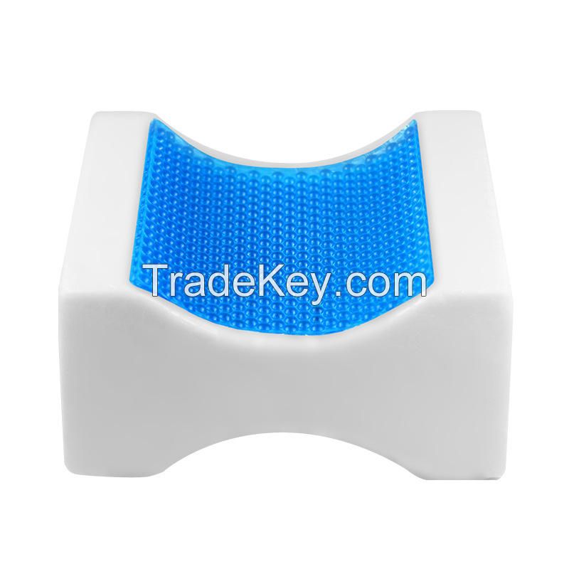 Memory Foam Knee Pillow   with Gel Cooling   