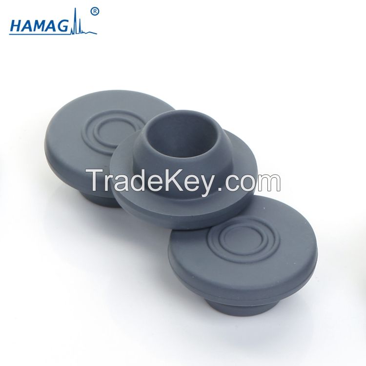 HAMAG 20mm Gray Butyl Rubber Septa Stopper