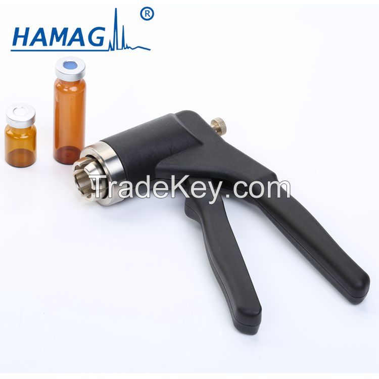 manual vial crimper for seal OD 20mm caps and vial sealer for aluminum plastic caps
