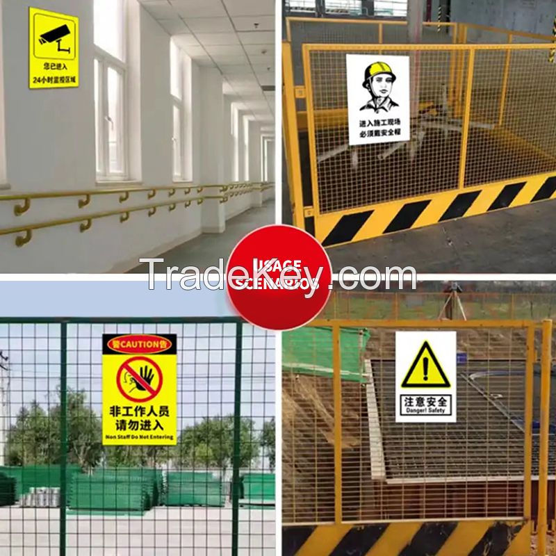 Safety Sign Aluminum Plate+Reflective Film (Support Customization)
