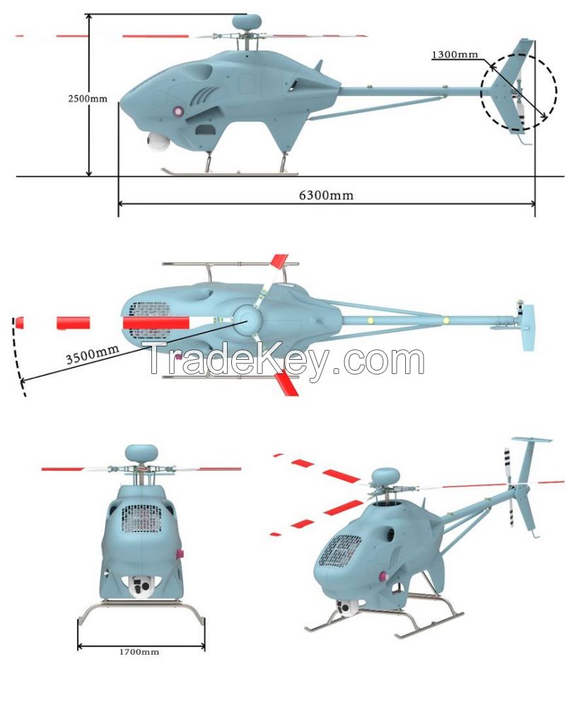 HY600 UAV Unmanned Helicopter