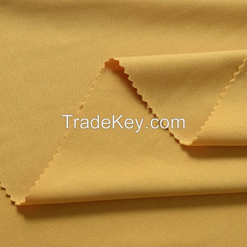75D Zhigong has ammonia cloth surface, which is flat, thick, tight and elastic. It is used to make shoe uppers, dresses, coats, suit jackets and other clothing.