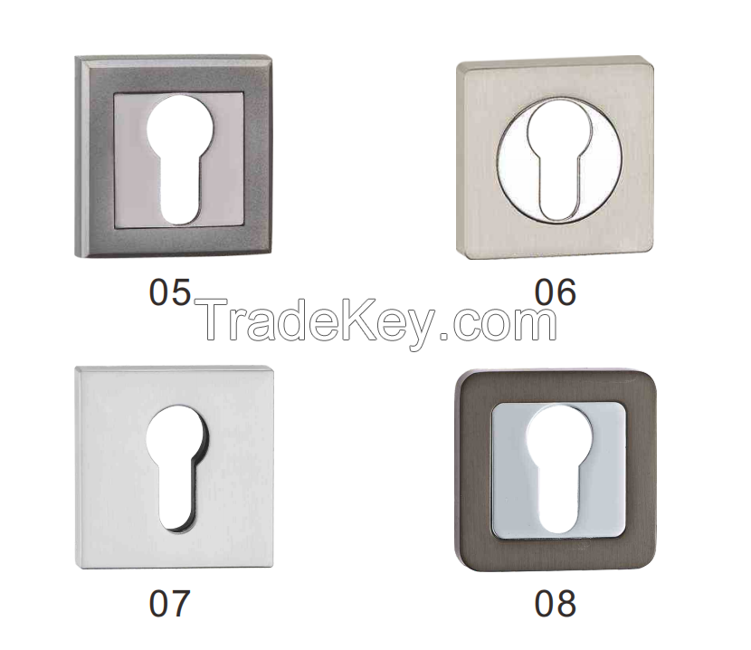 Top Quality Italy Olivari Simple Design Zinc Alloy Door Handle on Rosette (Rose)