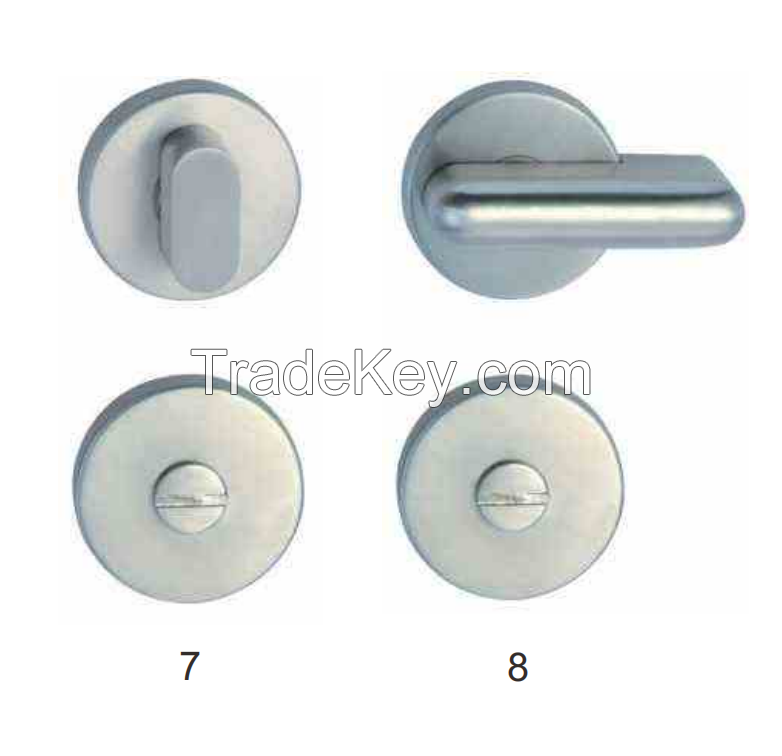 Classical Stainless Steel 201/304 Door Handle on Rosette(Rose)