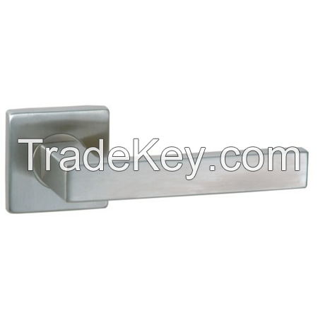 Square Stainless Steel Door Handle 10mm thick