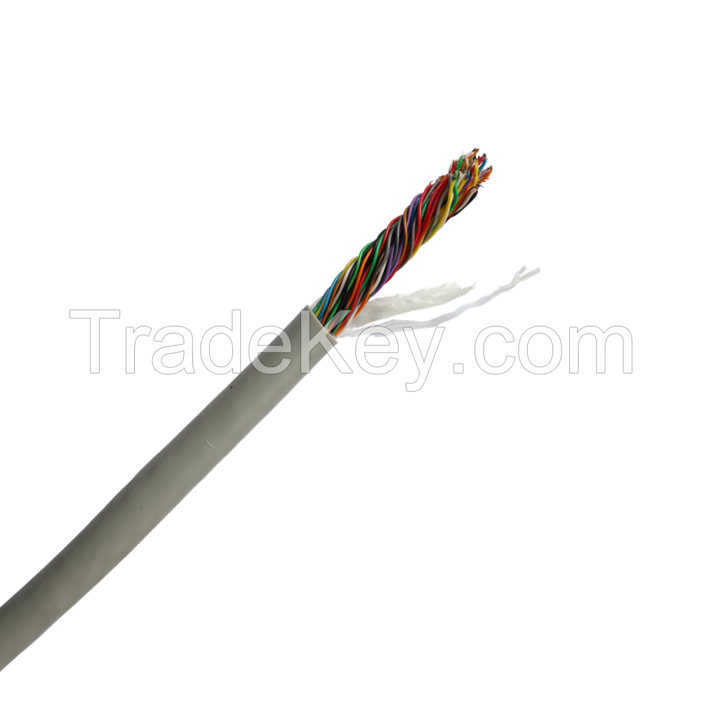 Drop Cable 2pairs Cat3 with Steel Wire Telephone Cable Outdoor