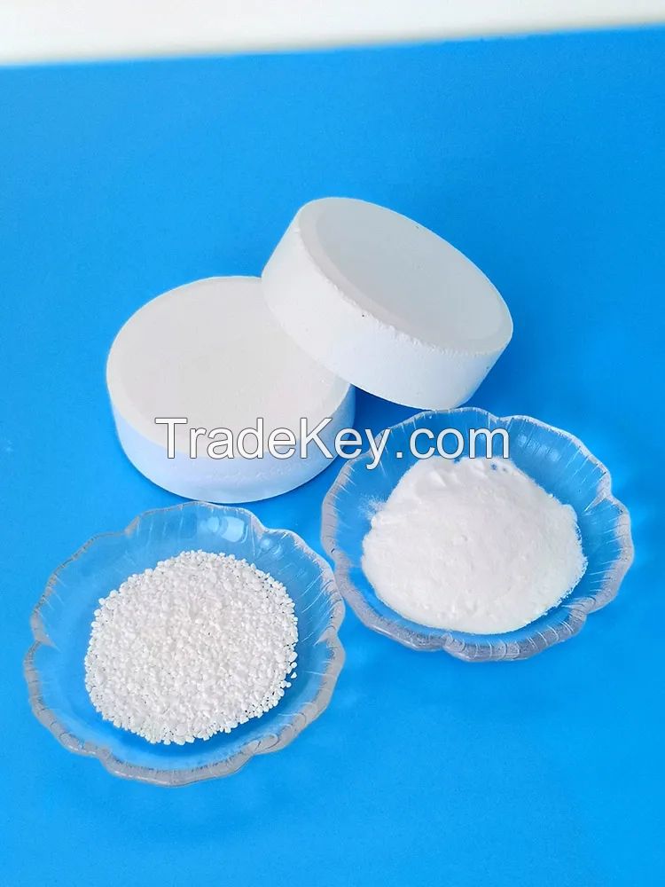On Sales! Industry Water Treatment Trichloroisocyanuric Acid 90% TCCA with Best Price. CAS 7778-54-3