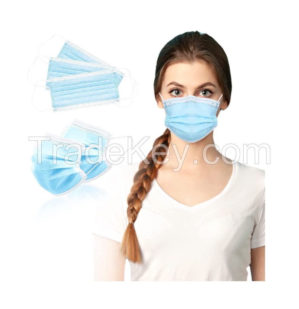 Soft skin care disposable face mask non-woven protection mask for adult