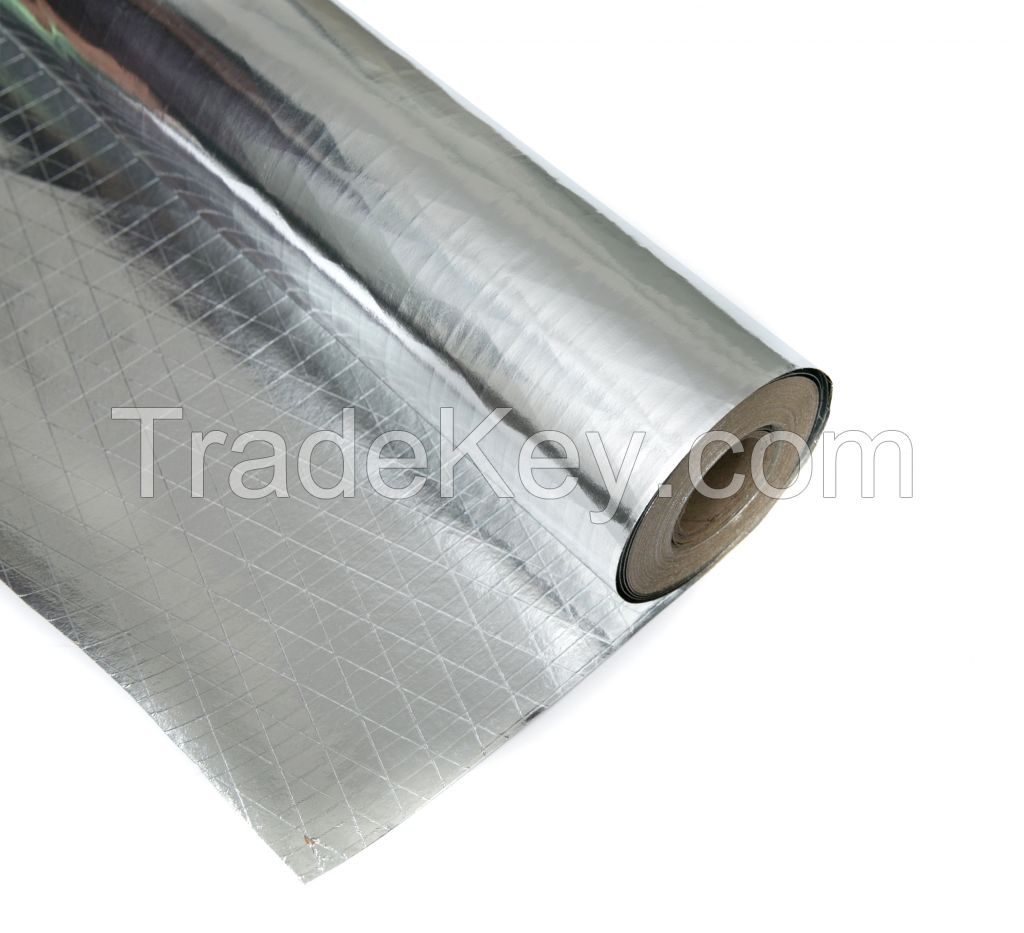 Vapor Barrier FSK MSK Aluminum Foil Scrim Kraft Paper For Building Attic Roof Wall Floor Insulat